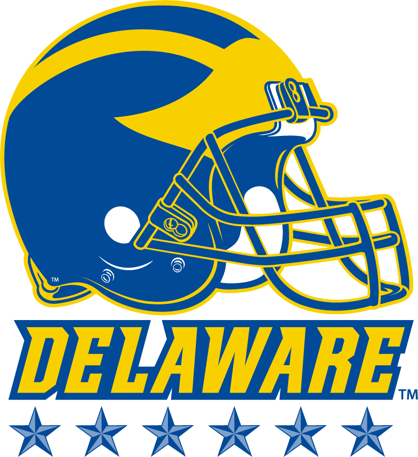 Delaware Blue Hens 2016-2018 Helmet Logo diy DTF decal sticker